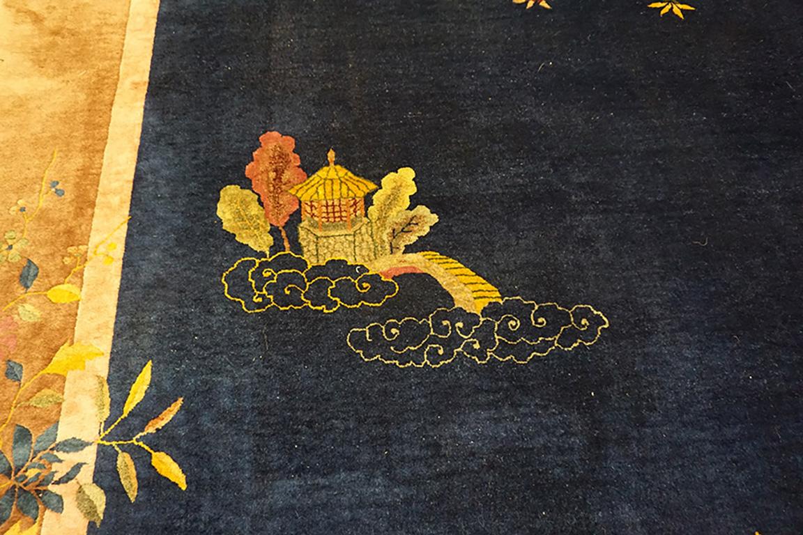 1920s Chinese Art Deco Carpet ( 9' x 11'9