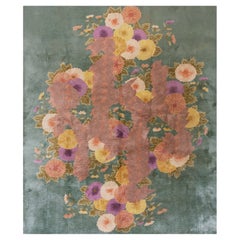 1920s Chinese Art Deco Carpet by Nichols ( 7' 10'' x 9' 2'' - 238 x 279 cm )