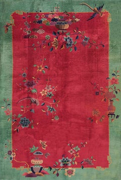 Tappeto Art Deco cinese degli anni '20 di Nichols Workshop ( 6' x 8'9" - 183 x 267 )