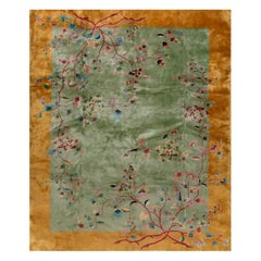 1920s Chinese Art Deco Carpet by Nichols Workshop ( 9' x 11'6"- 275 x 350 cm )