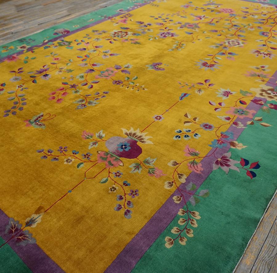 Chinois Tapis chinois Art Déco des années 1920 par Nichols Workshop en vente