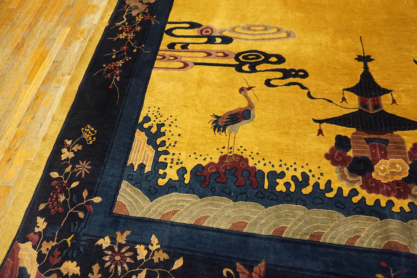 Tapis Art Déco chinois des années 1920 en vente 3