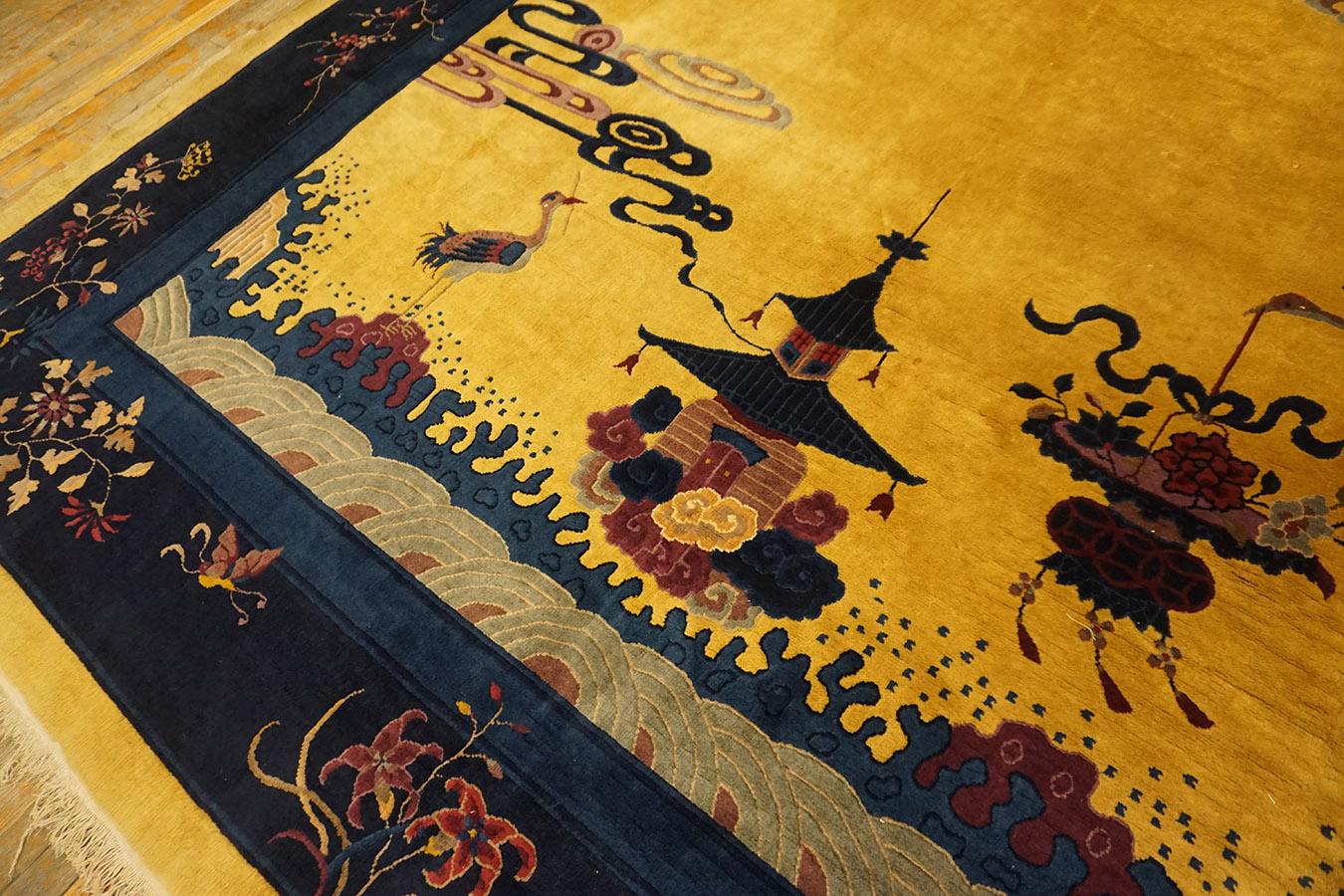 Tapis Art Déco chinois des années 1920 en vente 4