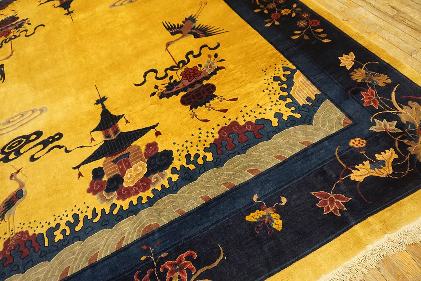 Tapis Art Déco chinois des années 1920 en vente 7