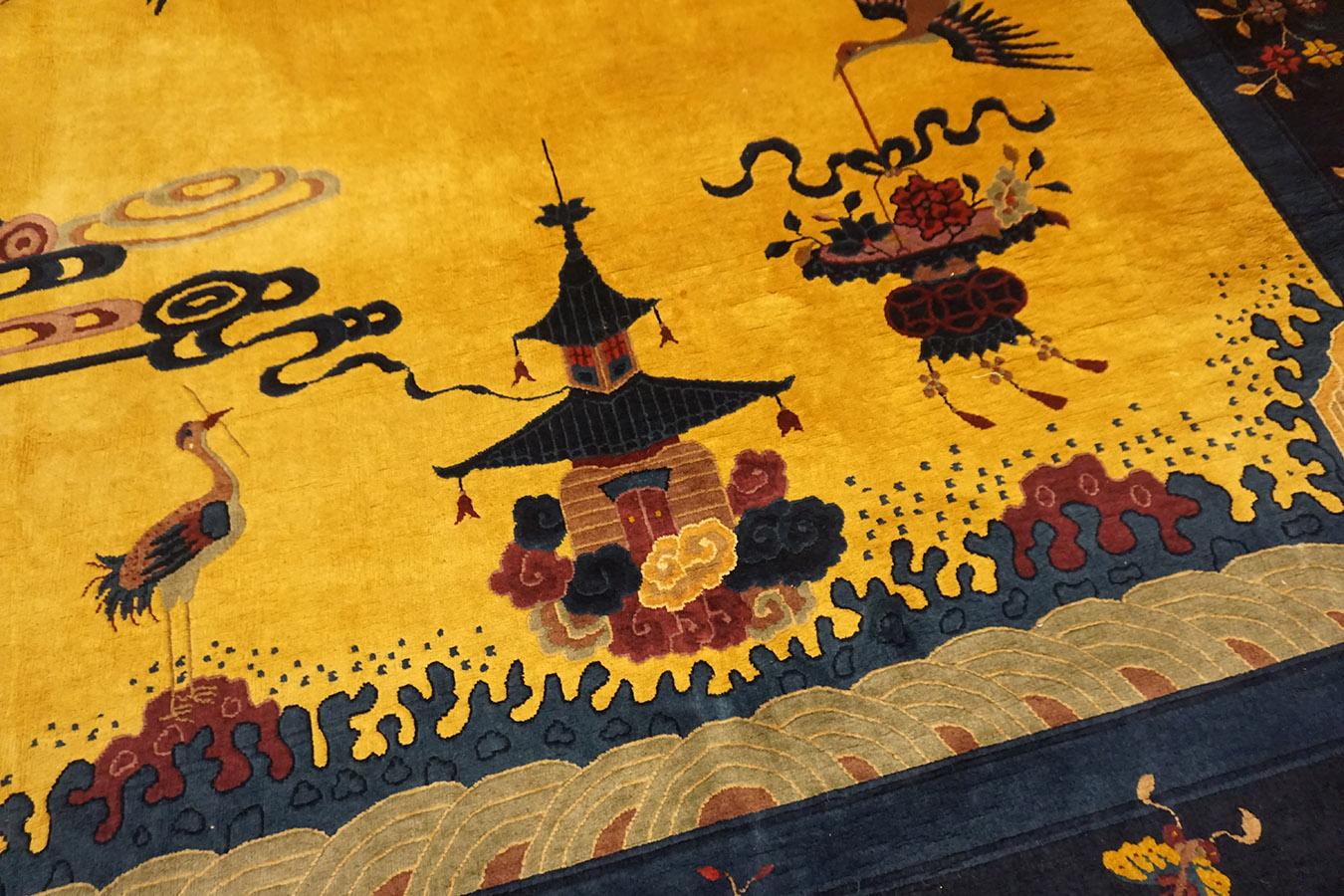 Tapis Art Déco chinois des années 1920 en vente 11