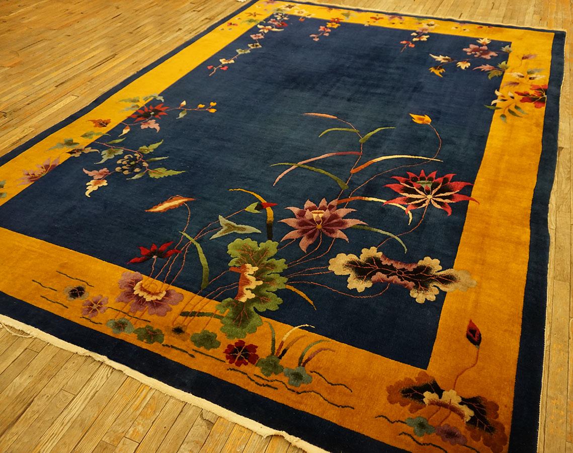 1920s Chinese Art Deco Carpet 	8' 10