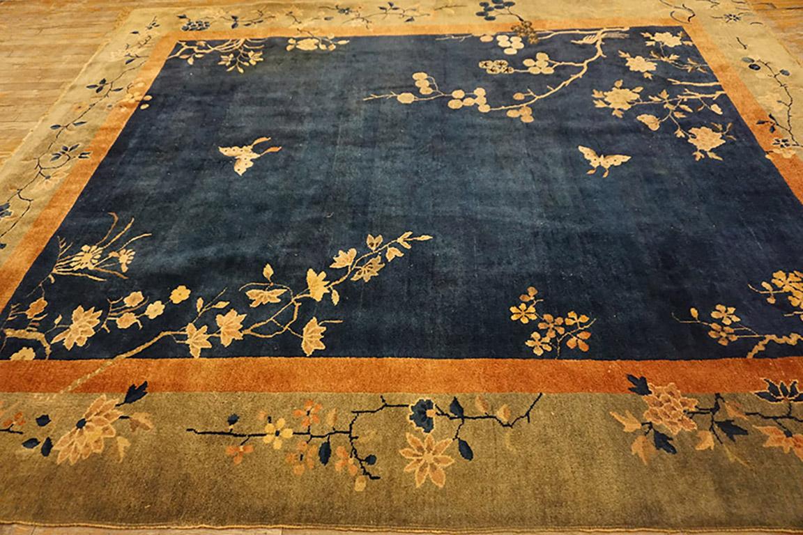 Chinesischer Art-Déco-Teppich aus den 1920er Jahren, Größe: 	8' x 9' 8