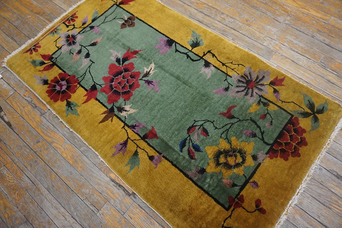 Alfombra Art Decó china de los años 20 Chino en venta