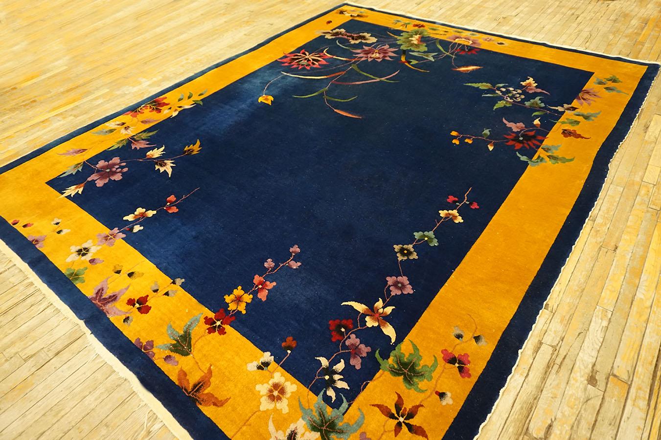 1920s Chinese Art Deco Carpet In Good Condition For Sale In New York, NY