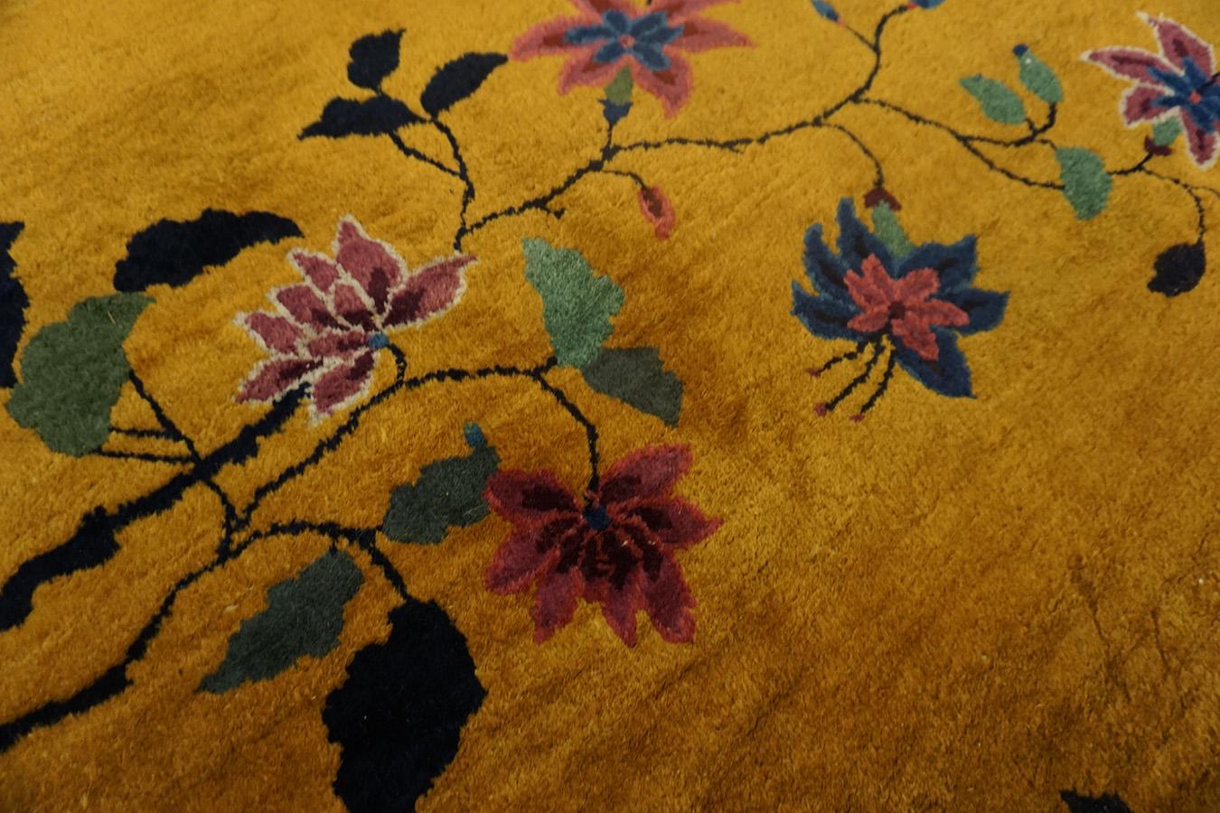 1920er Jahre Chinesischer Art Deco Teppich ( 9' x 11'6