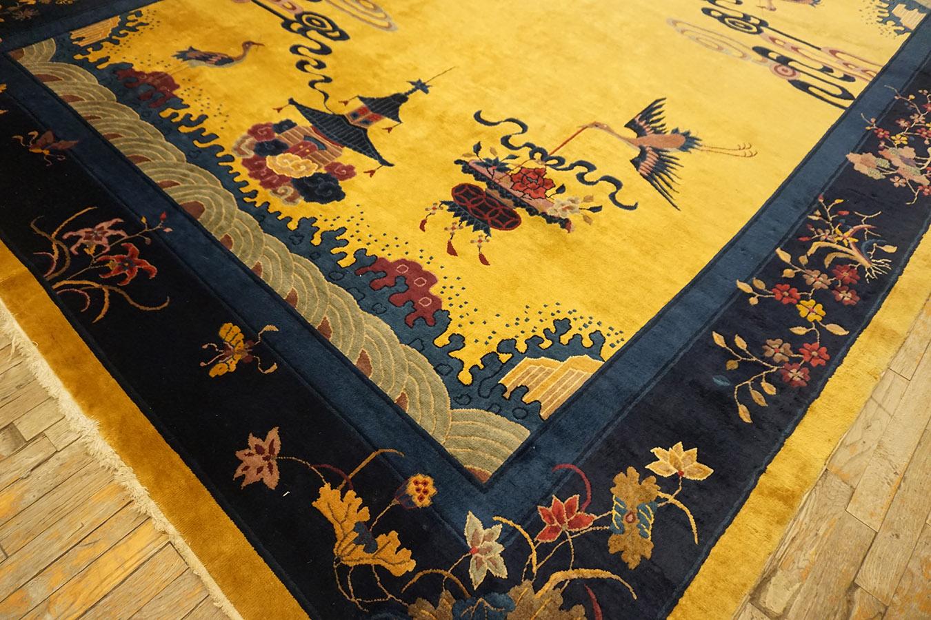 Laine Tapis Art Déco chinois des années 1920 en vente