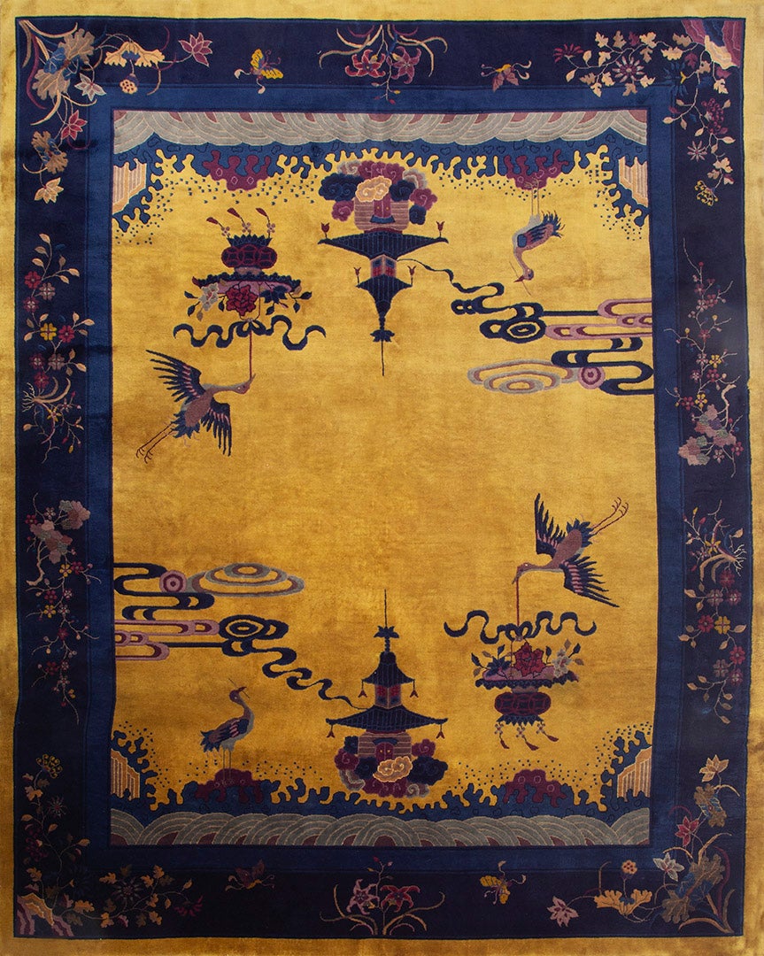 Tapis Art Déco chinois des années 1920