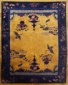 Tapis Art Déco chinois des années 1920