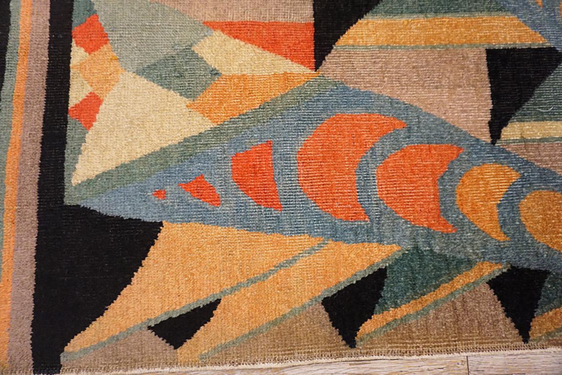 Alfombra china Art Déco de los años 20 con diseño modernista en venta 1