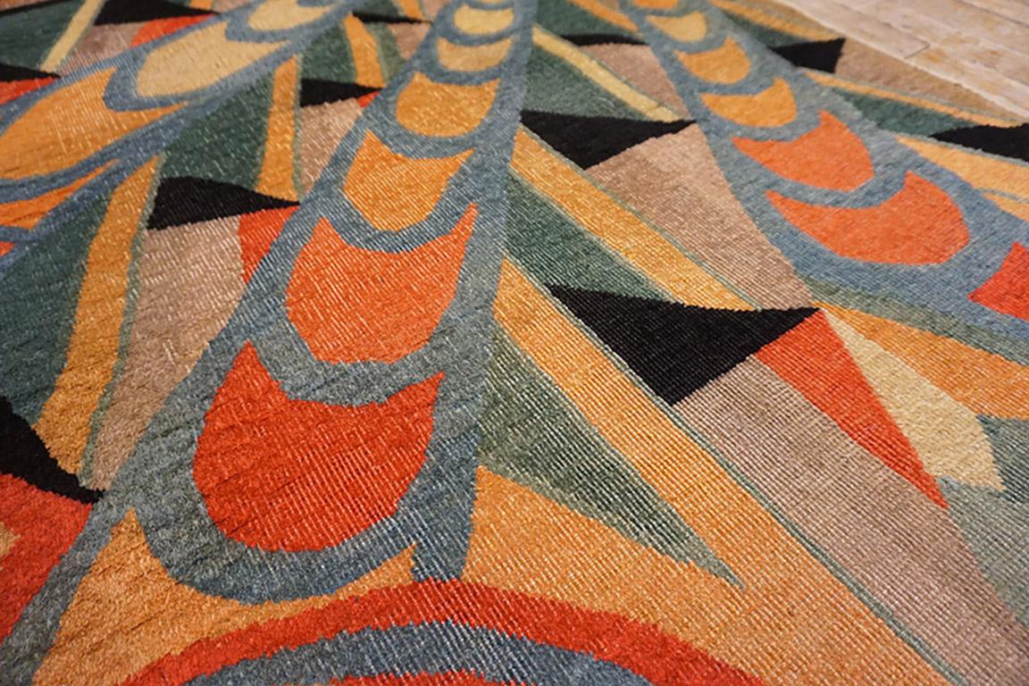Alfombra china Art Déco de los años 20 con diseño modernista en venta 2