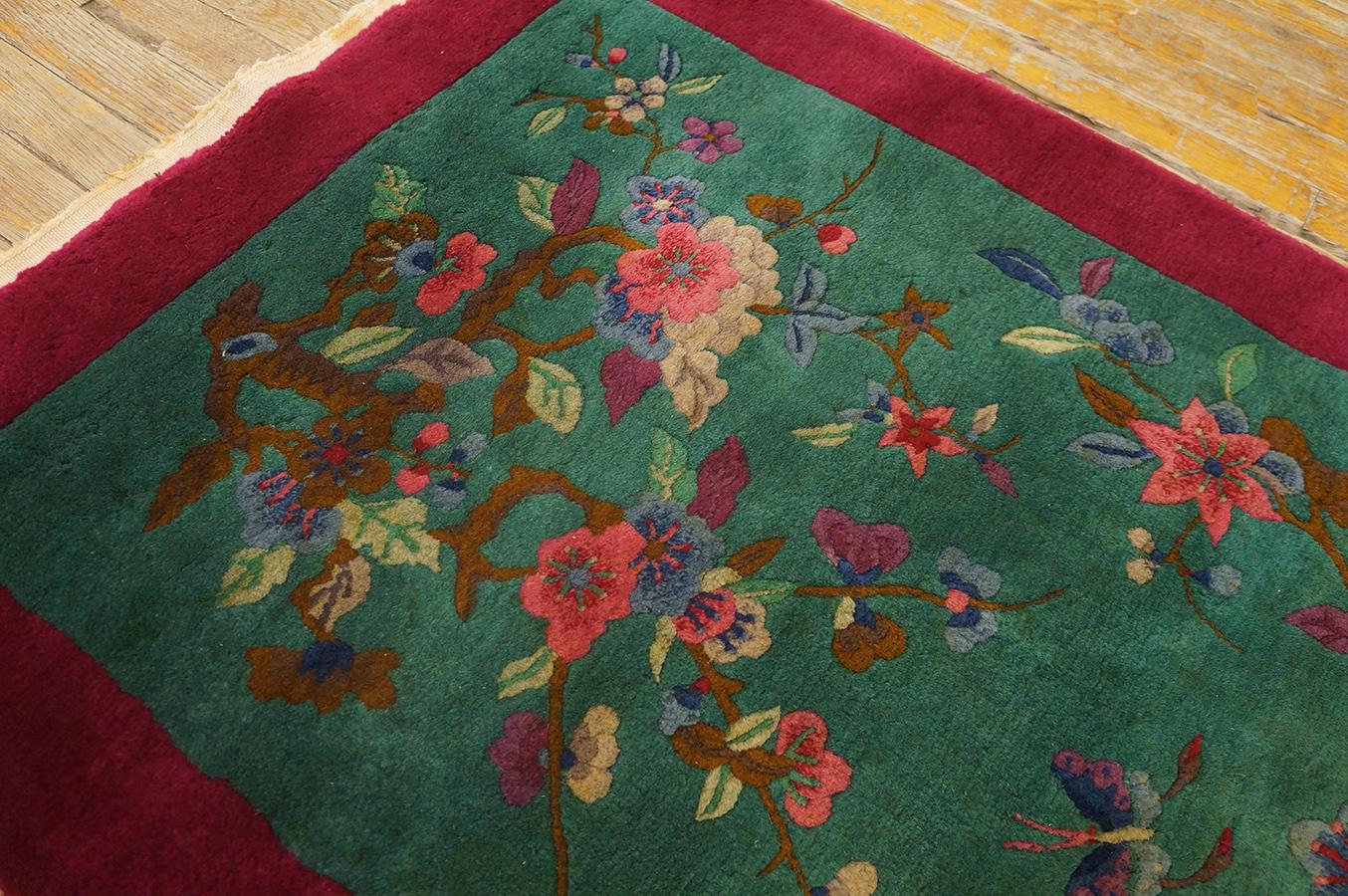 Tappeto Art Deco cinese degli anni '20 ( 2 5'' x 4'3'' - 74 x 130 ) in vendita 5