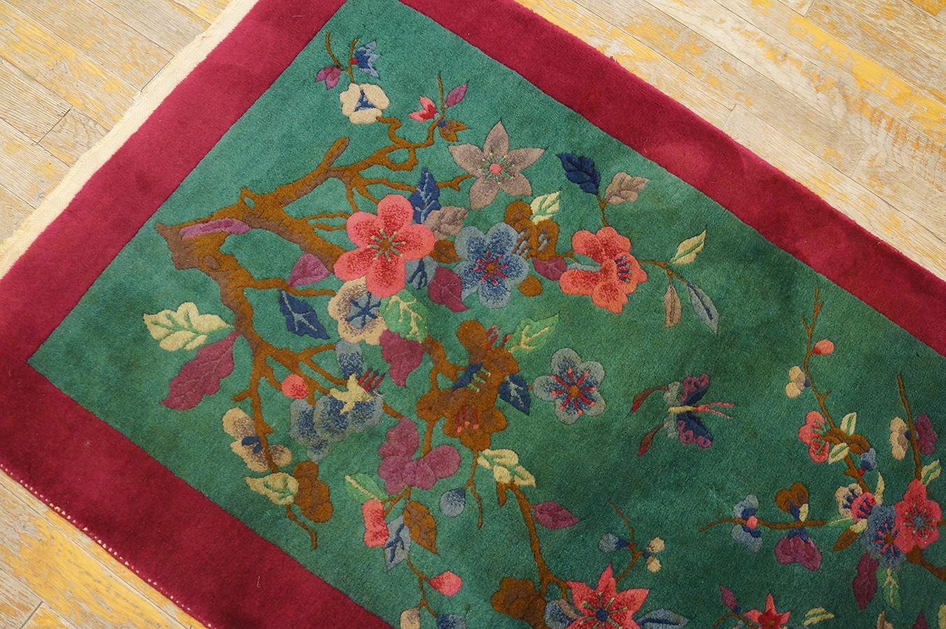 Tappeto Art Deco cinese degli anni '20 ( 2 5'' x 4'3'' - 74 x 130 ) in vendita 6