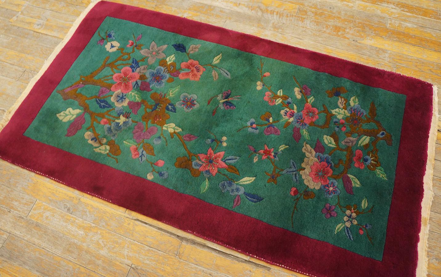 Tappeto Art Deco cinese degli anni '20 ( 2 5'' x 4'3'' - 74 x 130 ) in vendita 7