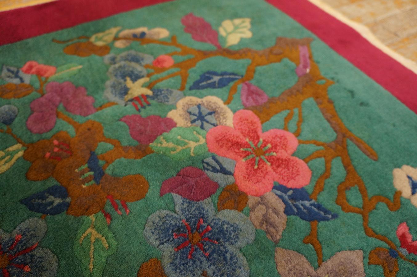 Tappeto Art Deco cinese degli anni '20 ( 2 5'' x 4'3'' - 74 x 130 ) in vendita 2
