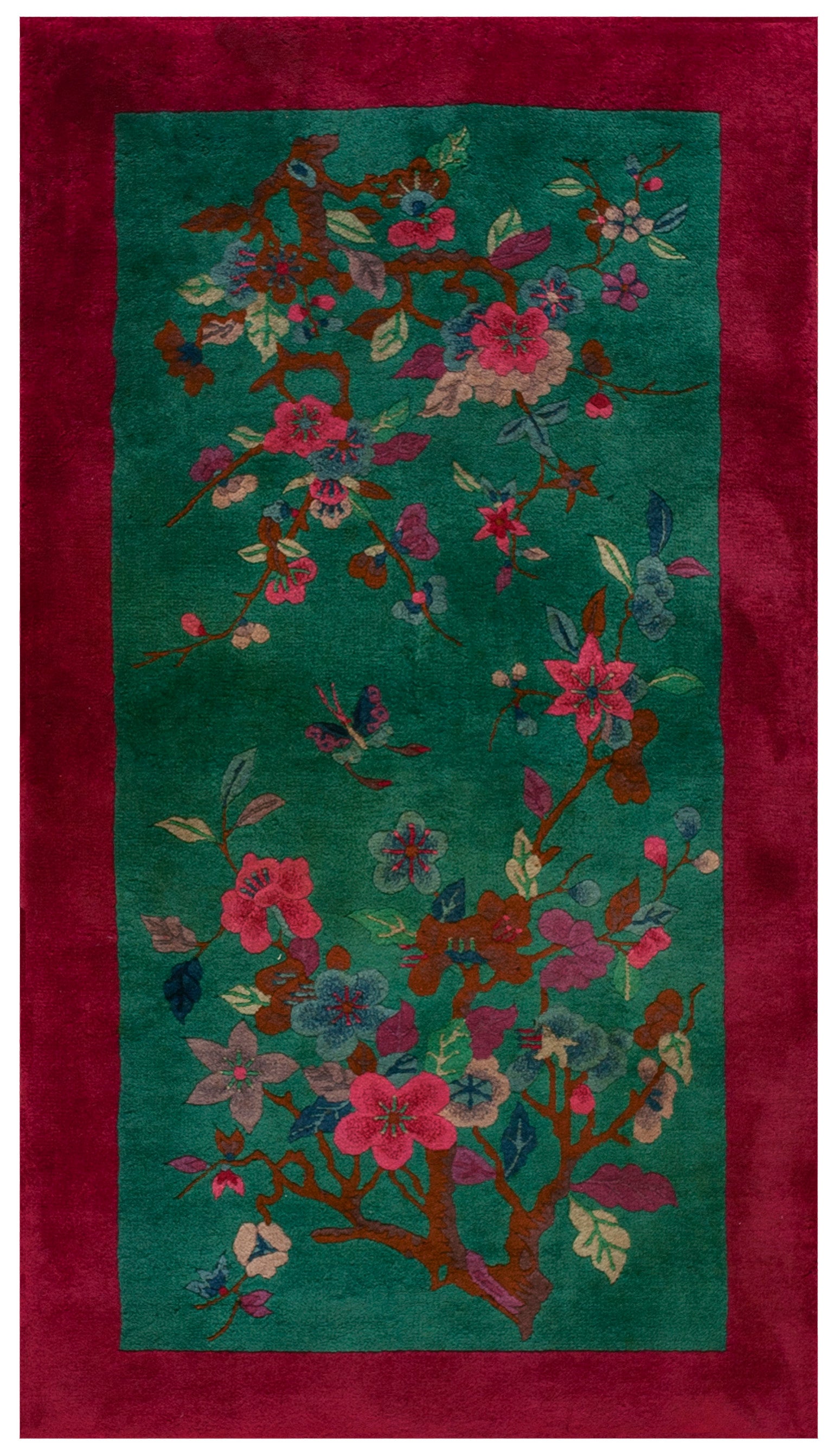 1920s Chinese Art Deco Rug ( 2 5'' x 4'3'' - 74 x 130 )