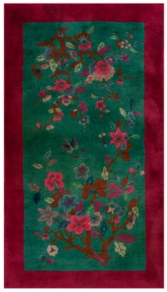1920s Chinese Art Deco Rug ( 2 5'' x 4'3'' - 74 x 130 )