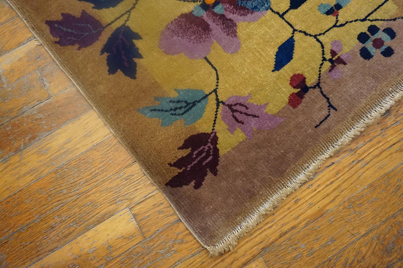 1920s Chinese Art Deco Rug ( 2' x 3' - 60 x 90 ) For Sale 2