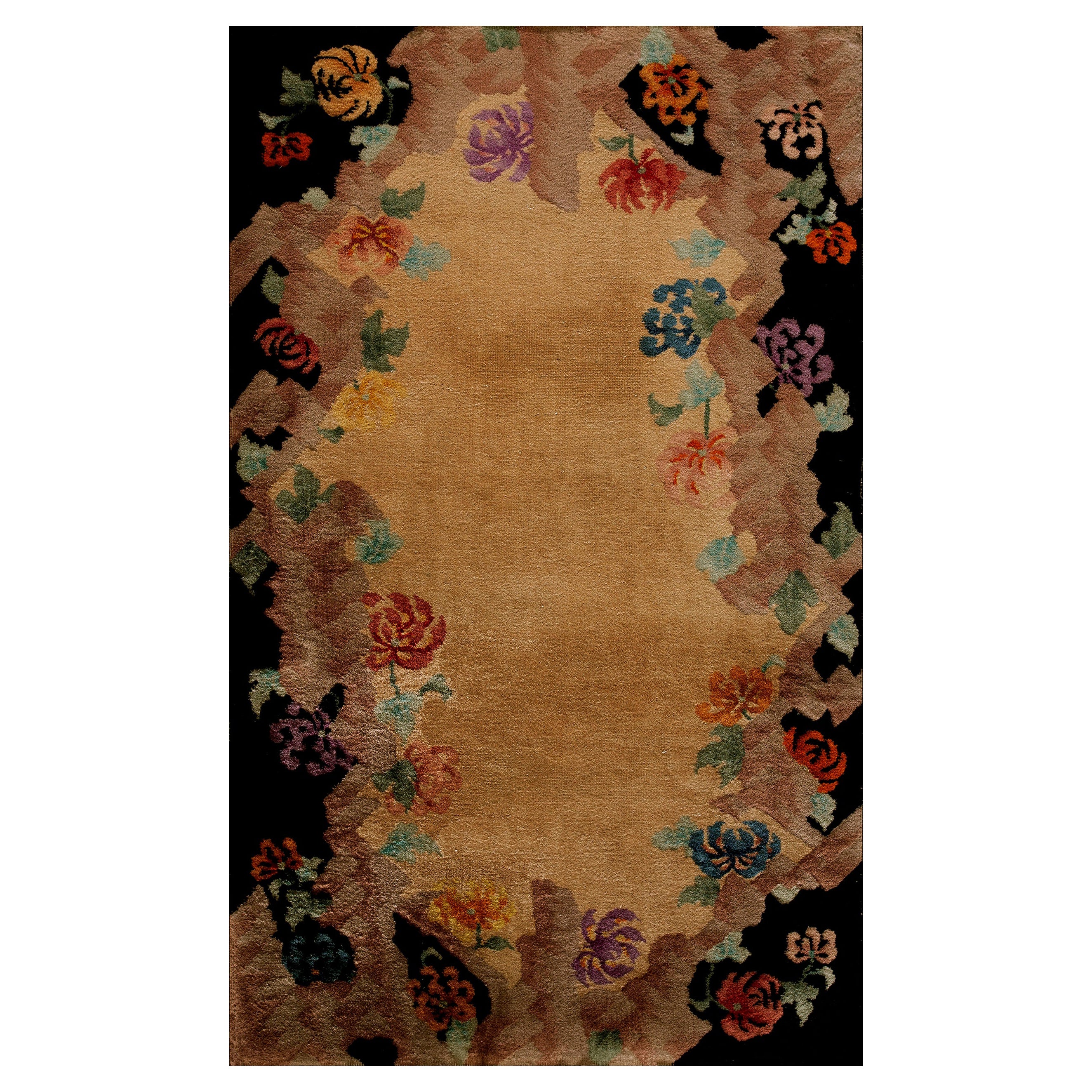 Tapis chinois Art Déco des années 1920 par Nichols Workshop ( 3' x 4'8'' - 92 x 142 )