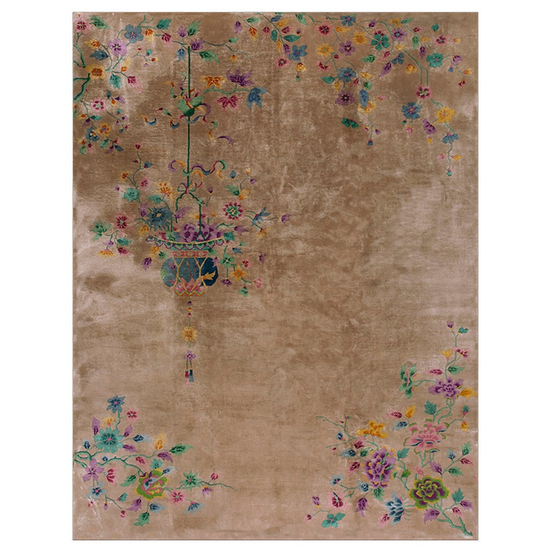 1920s Chinese At Deco Carpet ( 8'9" x 11'4" - 267 x 345 )  For Sale