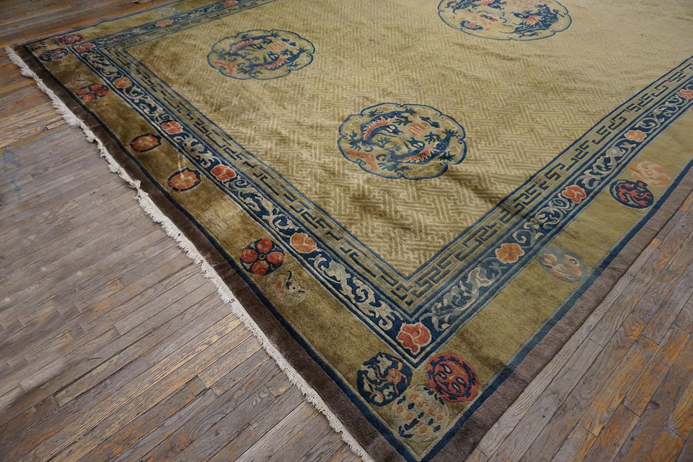 Tapis chinois des années 1920 11' x18' en vente 4