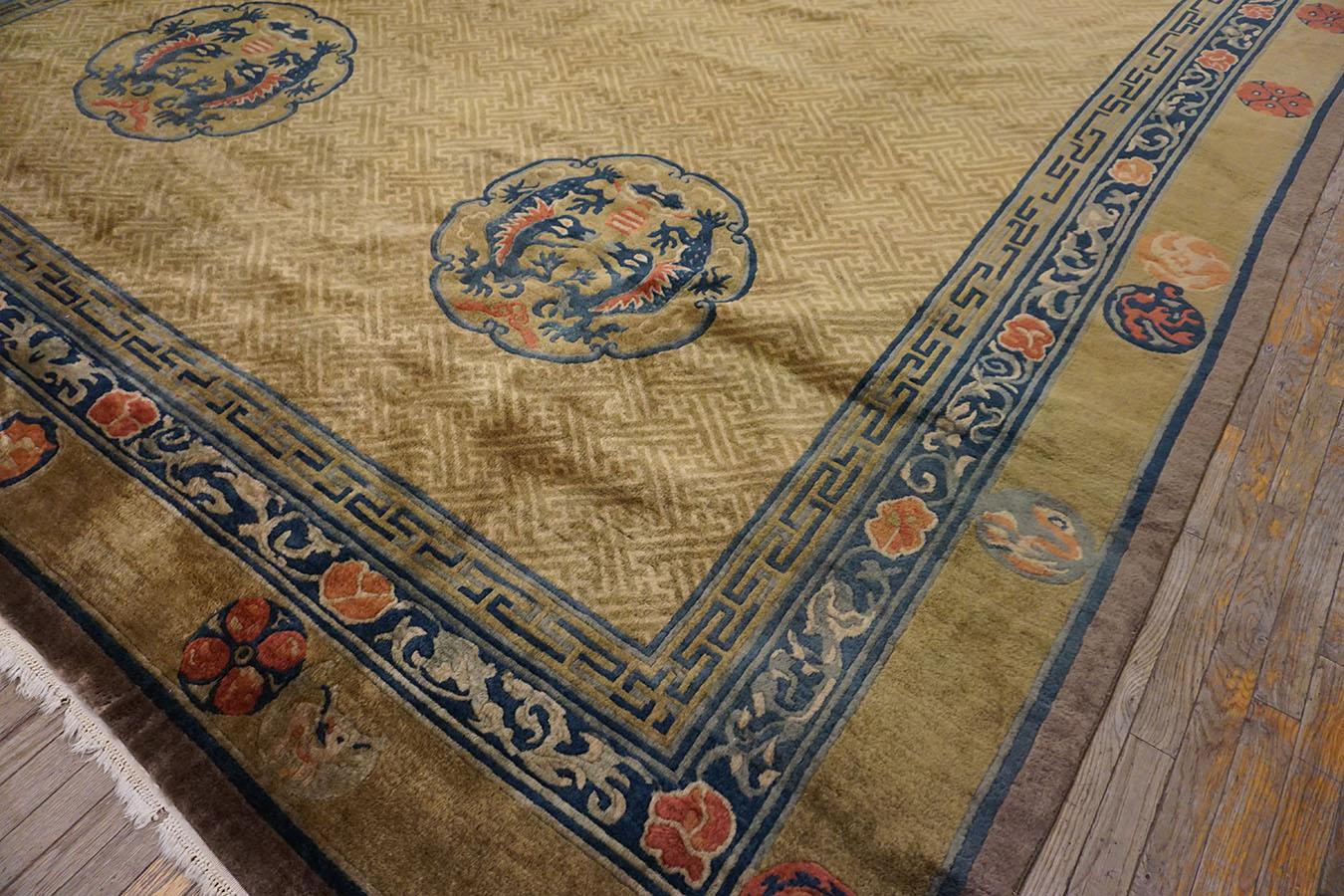 Tapis chinois des années 1920 11' x18' en vente 12