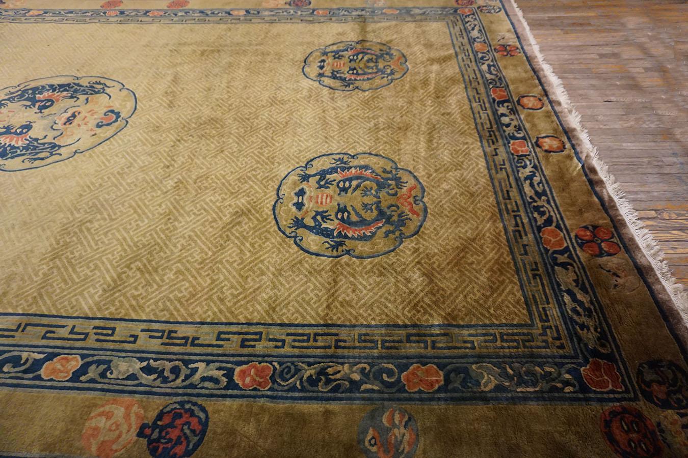 Tapis chinois des années 1920 11' x18' en vente 2