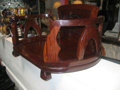 1920s Chinese Chair Used to Create Dog Bed