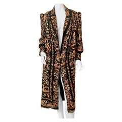 1920's Chinese Hand Embroidered Silk Coat