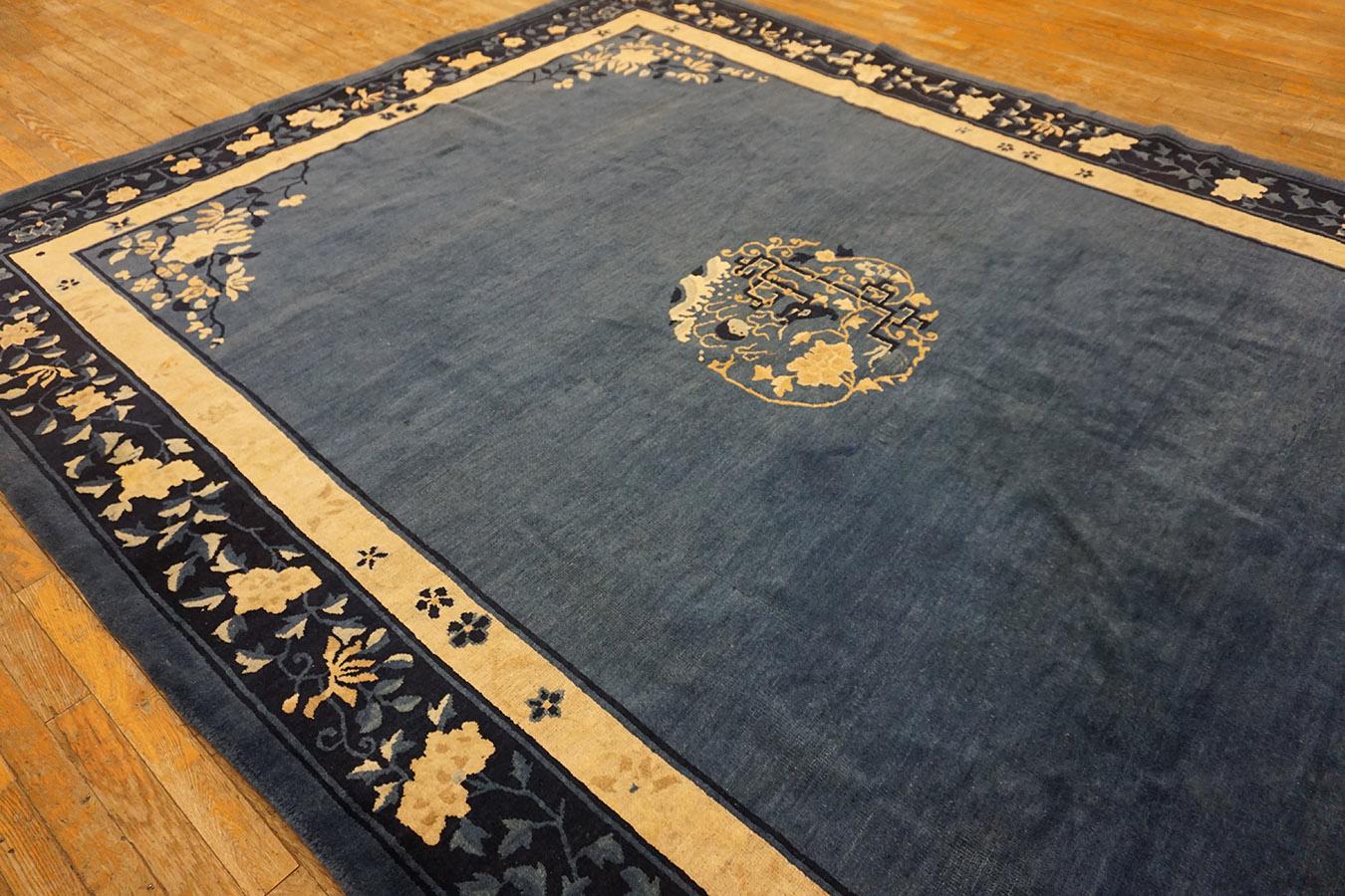 1920s Chinese Peking Carpet ( 8' 1'' x 10' 7'' - 245 x 322 cm ) For Sale 1