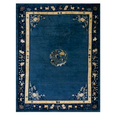 Antique 1920s Chinese Peking Carpet ( 8' 1'' x 10' 7'' - 245 x 322 cm )