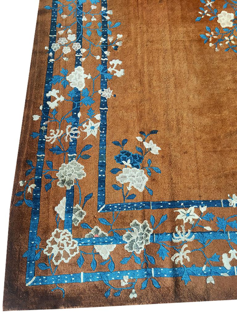 Laine Tapis chinois de Pékin des années 1920 ( 8' x 10' - 245 x 305 ) en vente