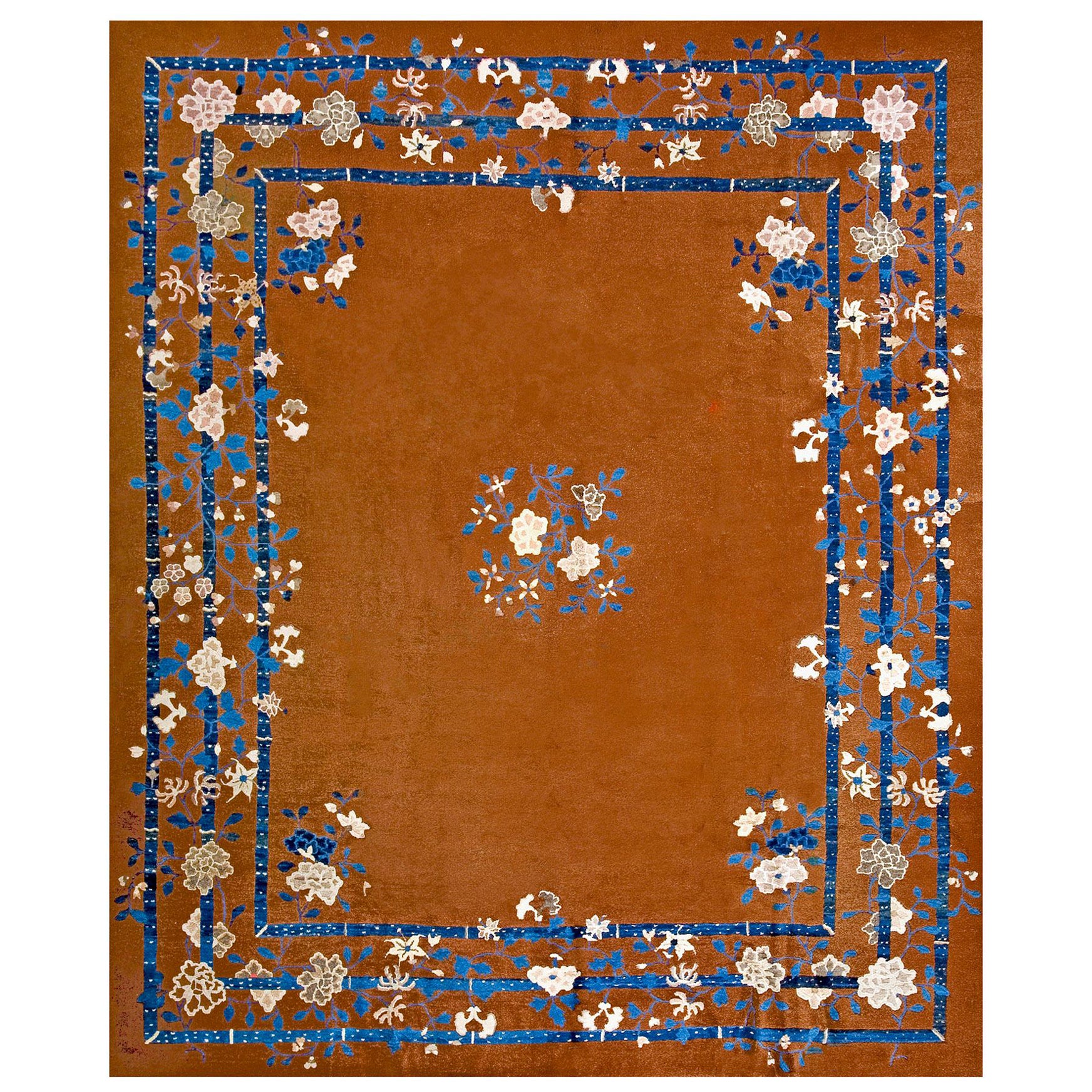 Tapis chinois de Pékin des années 1920 ( 8' x 10' - 245 x 305 ) en vente