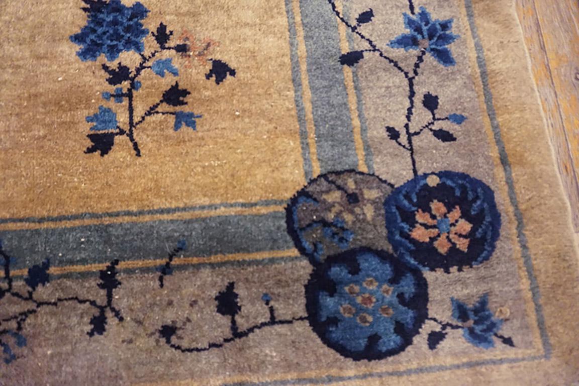 Early 20th Century 1920s Chinese Peking Carpet For Sale