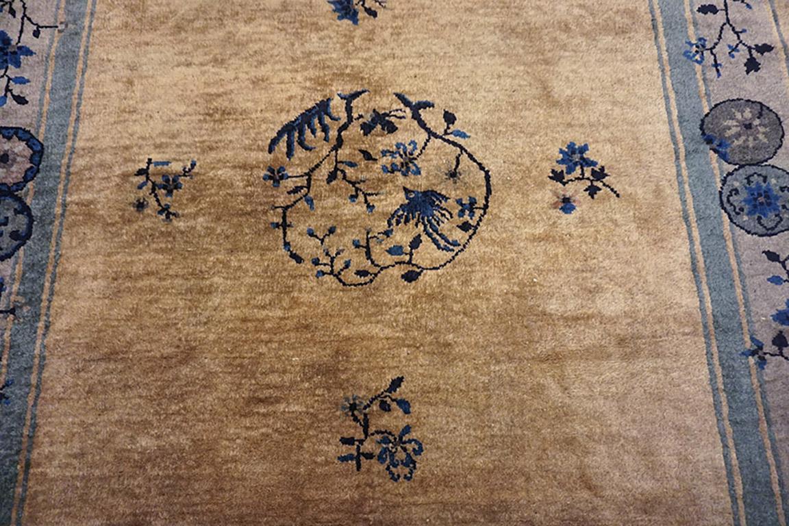 Wool 1920s Chinese Peking Carpet For Sale