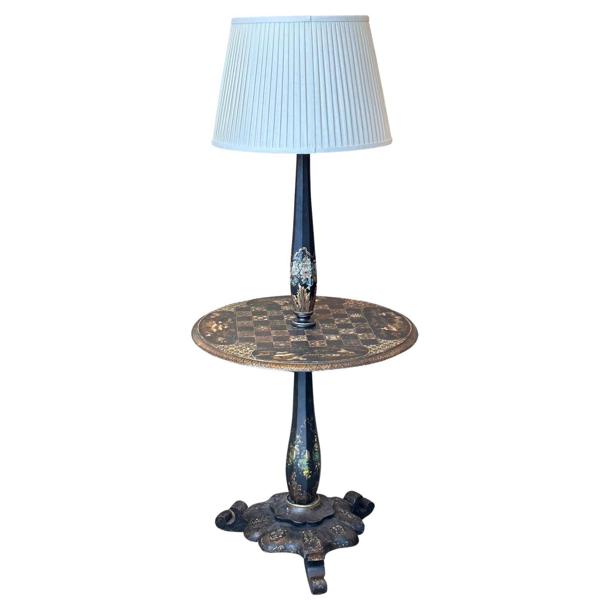 1920s Chinoiserie Decorated Floor Lamp
