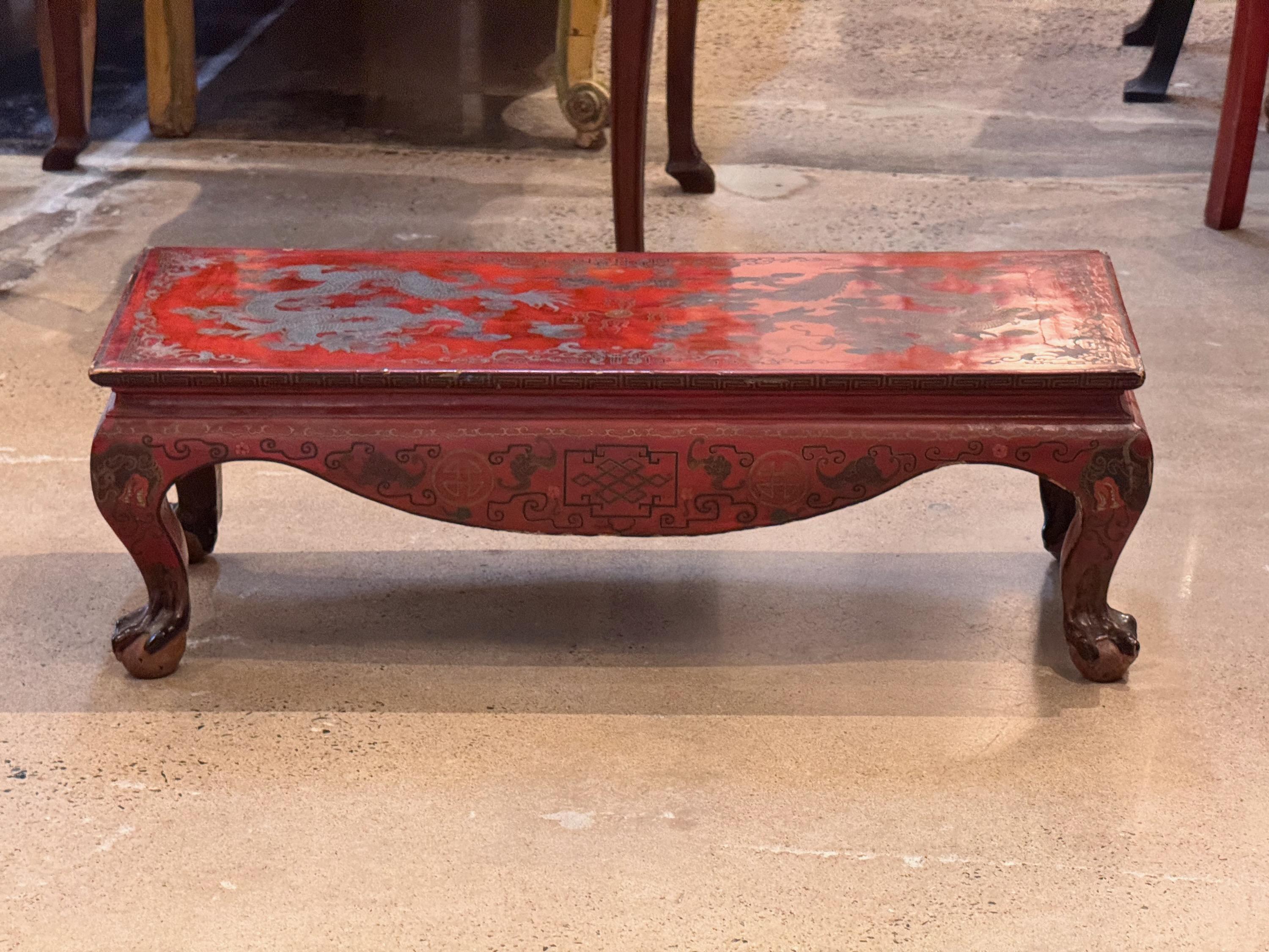1920s Chinoiserie Decorated Low Table 1