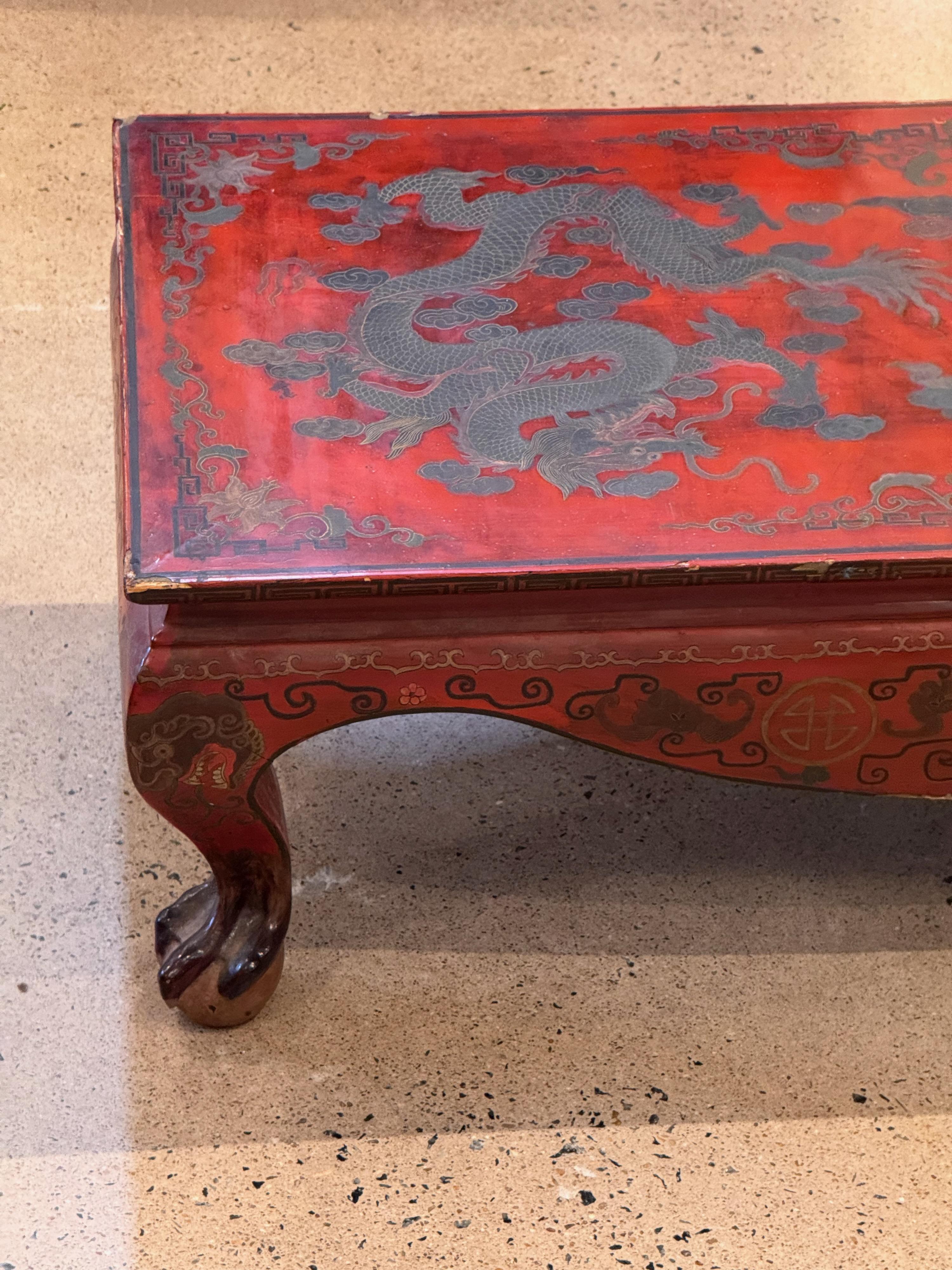 1920s Chinoiserie Decorated Low Table 2