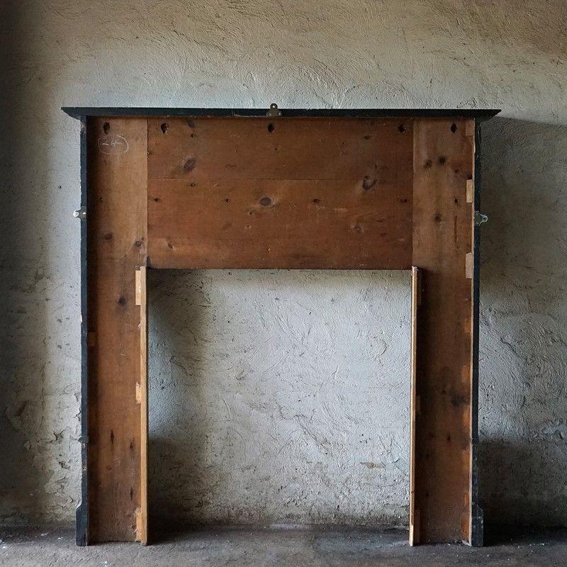 1920s Chinoiserie Ebonised Fireplace Surround 3