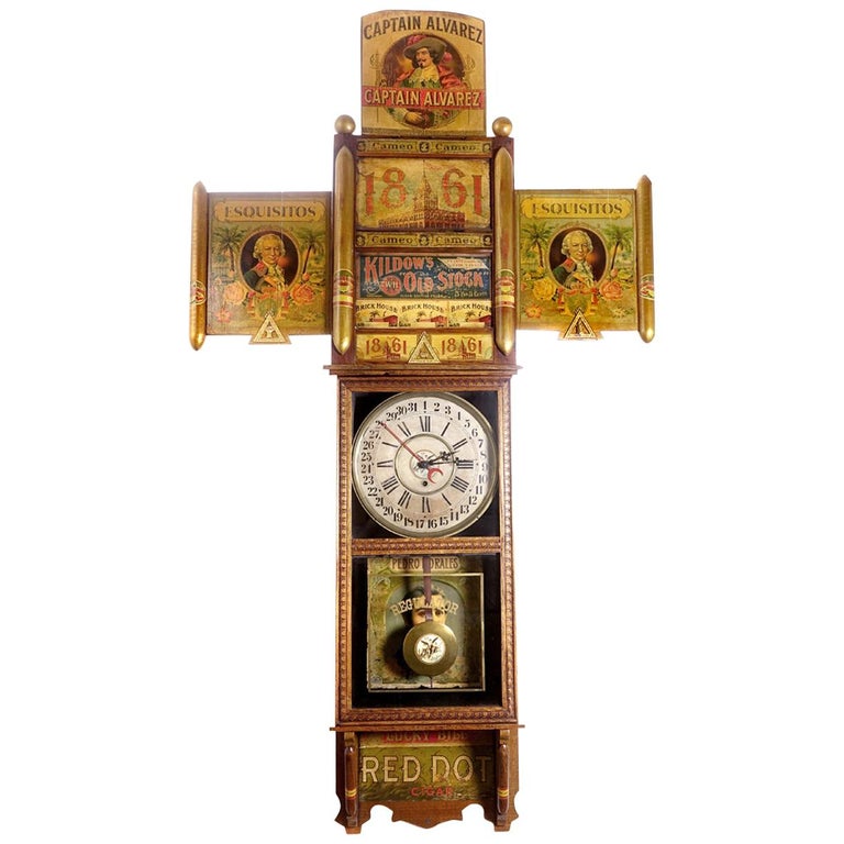 1920s Cigar Advertising Clock For Sale at 1stDibs