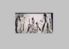 Vulcan's Forge Hard Stone Cameo Pendant Brooch, circa 1920s