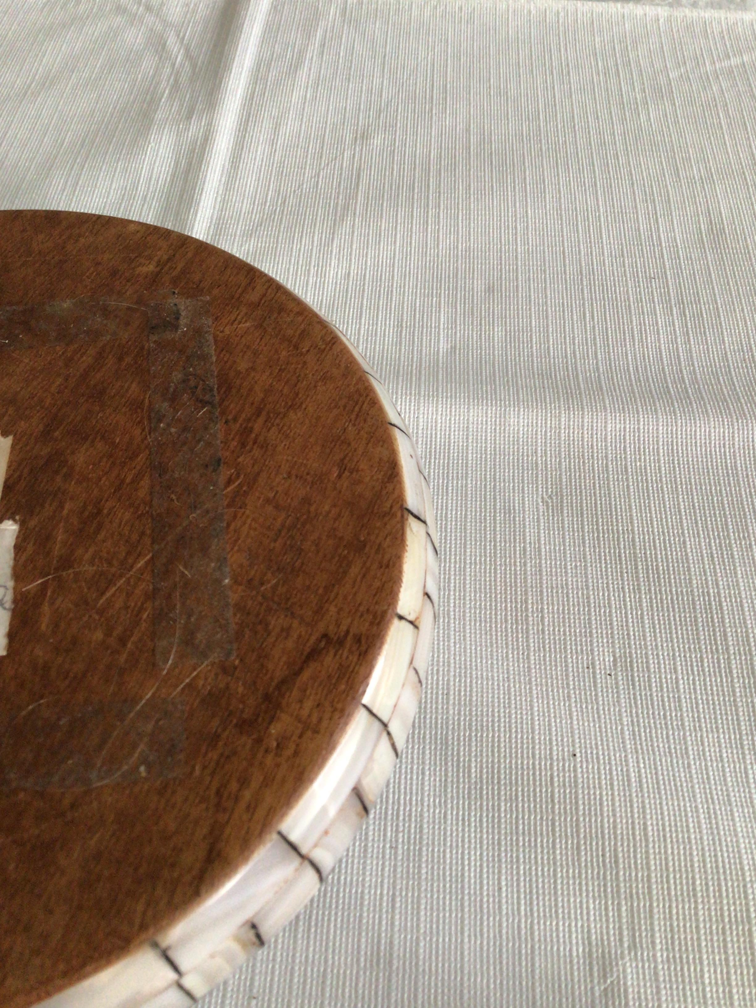 1920s Circular Mother of Pearl Box 4