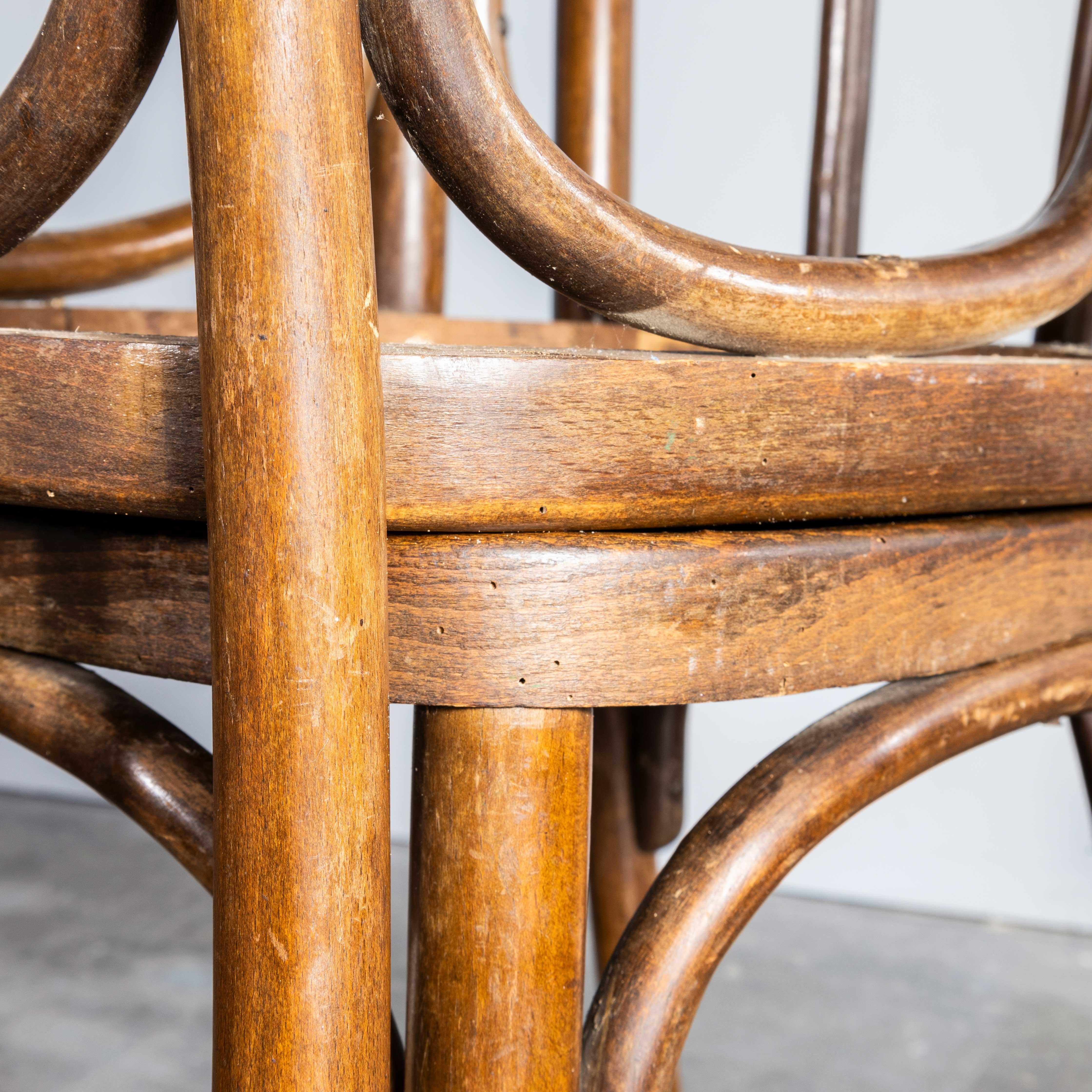 1920’s Classic Bentwood Dining Chairs – Austrian – Pair
1920’s Classic Bentwood Dining Chairs – Austrian – Pair. Founded in the early 19th Century by Michael Thonet, Thonet invented the process of steam bending wood under pressure and used this to