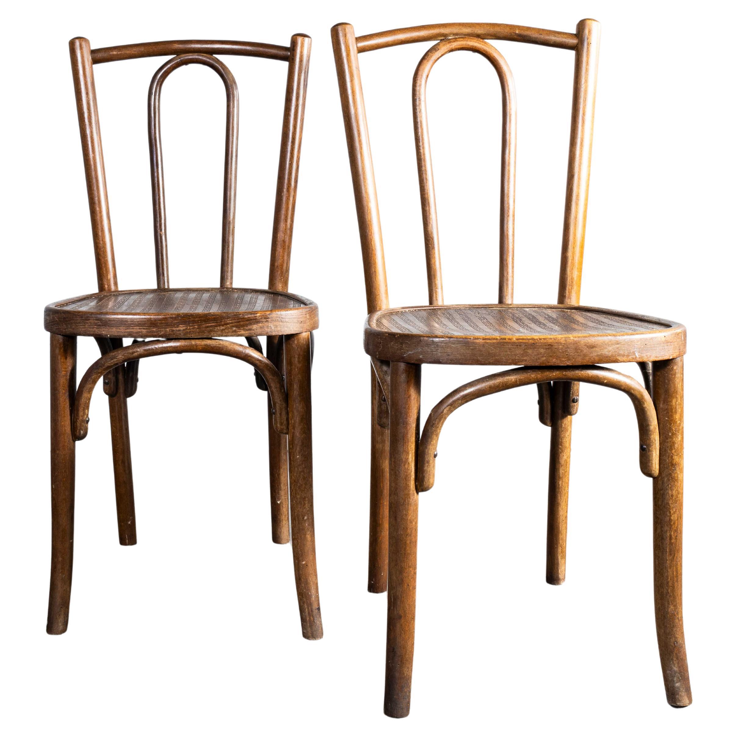 1920's Classic Bentwood Dining Chairs - Austrian - Pair