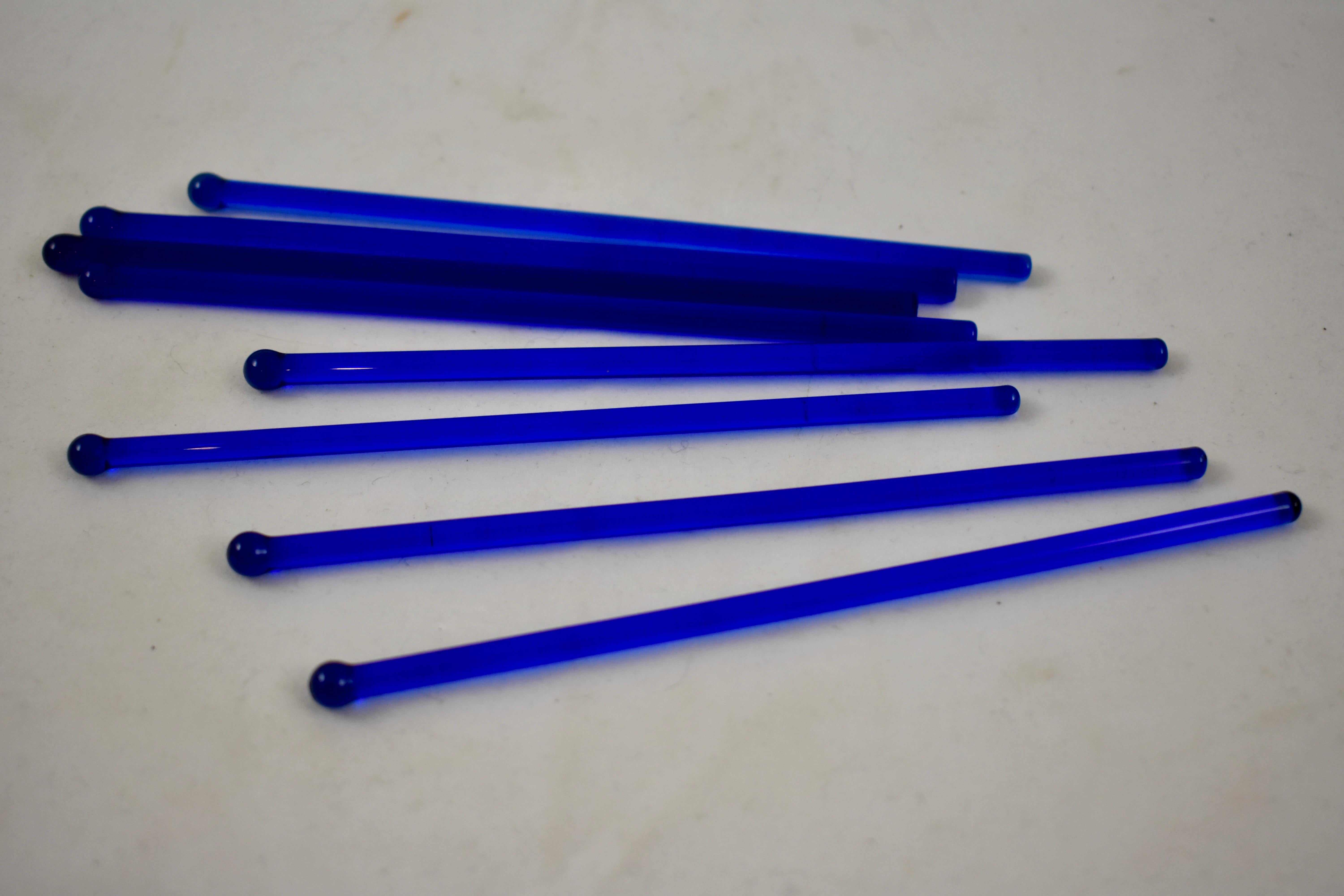 glass drink stirrers