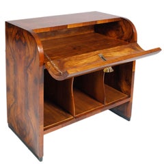 1920s Console Cabinet Record Holder Art Decò in Briar, by Piero Bottoni